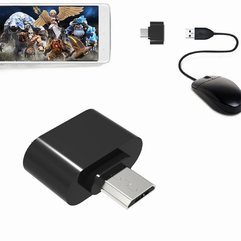 Micro USB to USB2.0 Expansion OTG Adapter